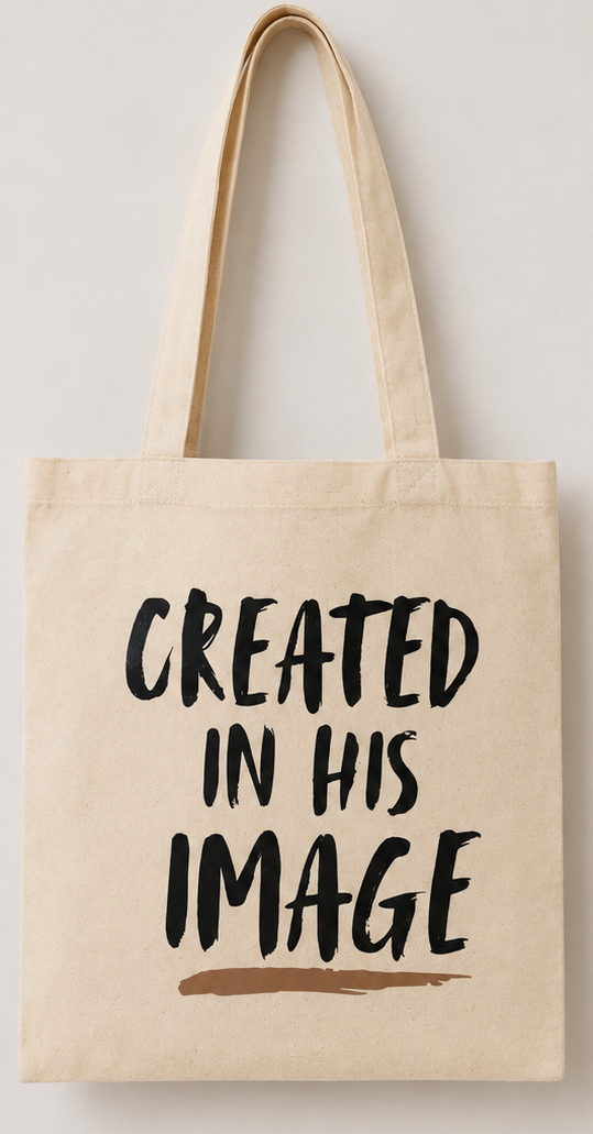 Created in His Image | Wearable Reminder Tote