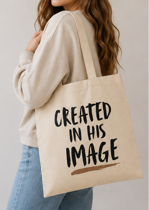 Created in His Image | Wearable Reminder Tote