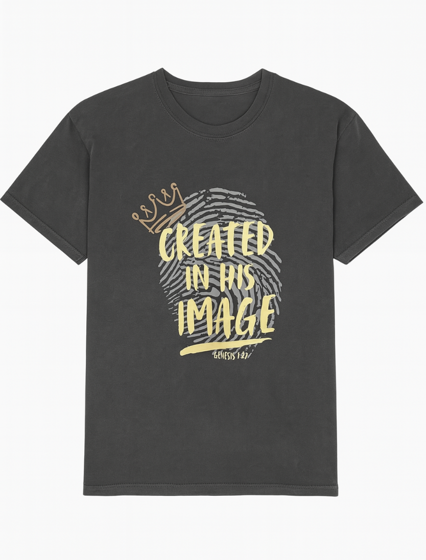 "Created in His Image" Tee