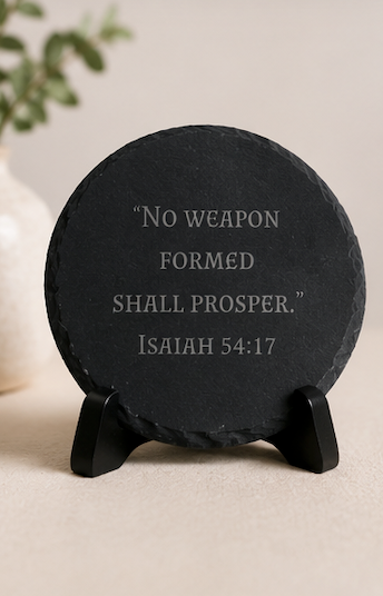 Scripture Stone Coasters 4 pack Bundle | Everyday Reminders of Truth